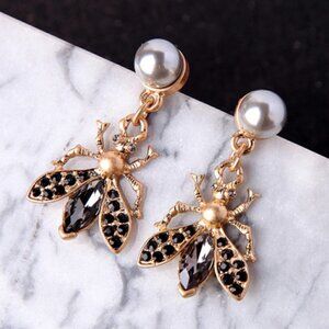 Animal crystal gypsy drop earring jewelry